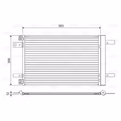 Condenseur, climatisation VALEO 822550