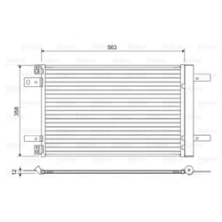 Condenseur, climatisation VALEO 822550