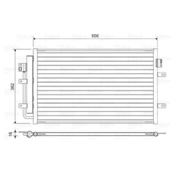Condenseur, climatisation VALEO 822551