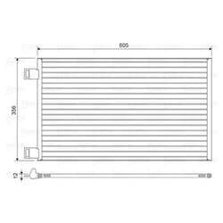 Condenseur, climatisation VALEO 822553