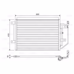 Condenseur, climatisation VALEO 822556
