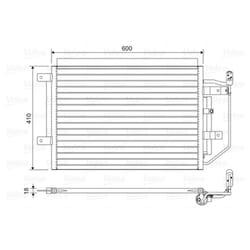 Condenseur, climatisation VALEO 822556