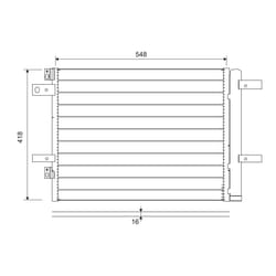 Condenseur, climatisation VALEO 822564