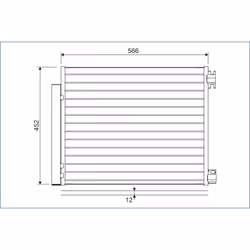 Condenseur, climatisation VALEO 822569