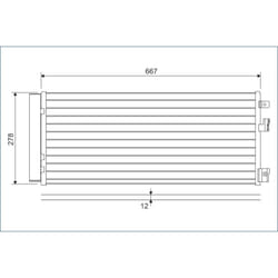 Condenseur, climatisation VALEO 822574