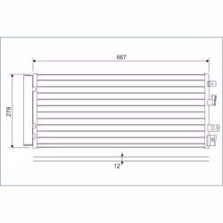 Condenseur, climatisation VALEO 822575
