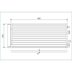 Condenseur, climatisation VALEO 822575