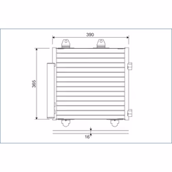 Condenseur, climatisation VALEO 822577