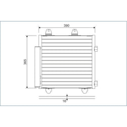 Condenseur, climatisation VALEO 822577