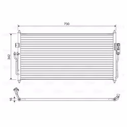 Condenseur, climatisation VALEO 822583