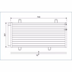 Condenseur, climatisation VALEO 822584