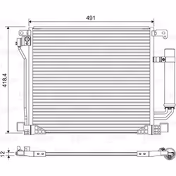 Condensateur Nissan juke - VALEO - 822587