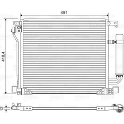 Condensateur Nissan juke - VALEO - 822587