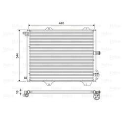 Condenseur, climatisation VALEO 822588