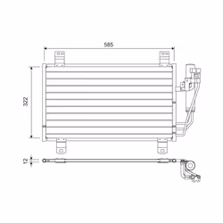Condenseur, climatisation VALEO 822589 - Vue supplémentaire 3