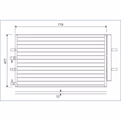 Condenseur, climatisation VALEO 822590