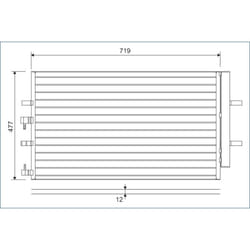 Condenseur, climatisation VALEO 822590