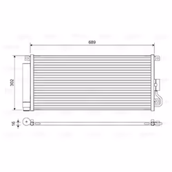 Condenseur, climatisation VALEO 822592