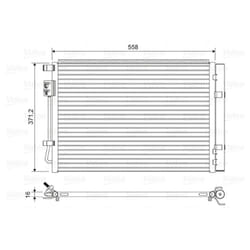 Condenseur, climatisation VALEO 822597