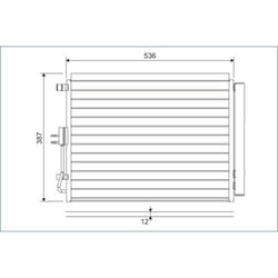 Condenseur, climatisation VALEO 822598