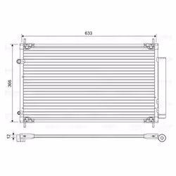Condenseur, climatisation VALEO 822604
