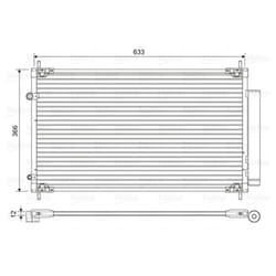 Condenseur, climatisation VALEO 822604