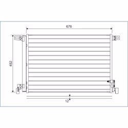 Condenseur, climatisation VALEO 822609