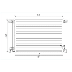 Condenseur, climatisation VALEO 822609