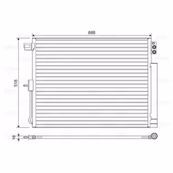 Condenseur, climatisation VALEO 822616