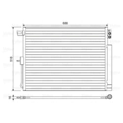 Condenseur, climatisation VALEO 822616