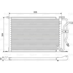 Condensateur Ford fiesta vi - VALEO - 822627