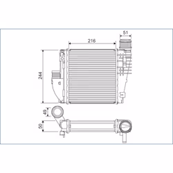 Refroidisseur d'air d'admission VALEO 822927
