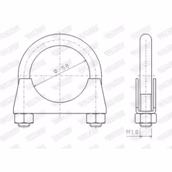 Collier de serrage, échappement WALKER 82328 - Vue supplémentaire 10
