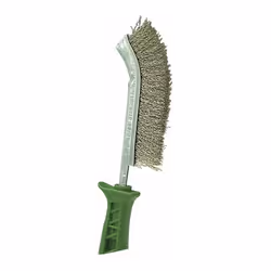 Brosse spéciale Alu, manche plastique.
