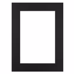Passe-partout noir BRIO - Format 30x45 cm ouverture 20x30 cm