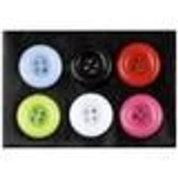 Aimants - BRIO - Magnets boutons - Plastique - Résine - 6 colorés