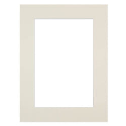Passe-partout blanc cassé BRIO - Format 50x70 cm ouverture 40x60 cm