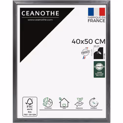 Protégez et mettez en avant toutes vos photos grâce au cadre Noir Perle . Ce cadre photo format 40x50 cm est idéal pour mettr ...