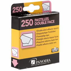 Fixez jusqu'à 250 photos sur les feuillets de vos albums et books grâce à ces pastilles adhésives double-face. Vendues par 25 ...