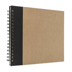 Panodia - Album Photo 11,5x15 120 photos– Album Photo Traditionnel Noir – Album Photo Vierge de 60 pages – Livre Photo Personnalisable Scrapbooking –