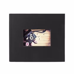 Album Photo traditionnel Studio noir 60 pages 120 photos 10x15 PANODIA- Noir