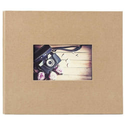 Panodia - Album Photo Traditionnel Studio kraft 60 pages 120 Photos 10x15, 60 pages, dimensions totales : 232x275x26 mm - fabriqué en France
