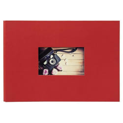 Album Photo Traditionnel Studio rouge 60 pages 180 Photos 10x15, 60 pages, dimensions totales : 232x342x26 mm - fabriqué en France