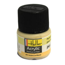 Heller Peinture Ivoire brillant 12 ml
