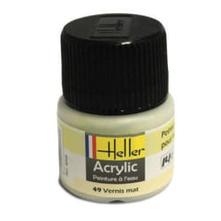 Peinture acrylique HELLER - Vernis mat - 12 ml - A partir de 15 ans