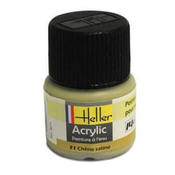 Peinture acrylique à leau pour maquettes - HELLER - 71 - Chêne satiné - 12 ml