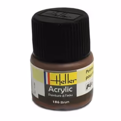 Peinture acrylique à leau pour maquettes - HELLER - 186 - Contenance 12 ml - Pour garçon de 15 ans et plus
