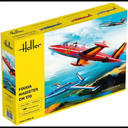 HELLER - Maquette Avion Fouga Magister Cm 170 Heller 30510 1/48ème Maquette Char Promo - Ref : 13213