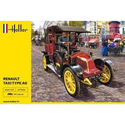 HELLER - Maquette Voiture Renault Taxi Type Ag Heller 30705 1/24ème Maquette Char Promo - Ref : 11076