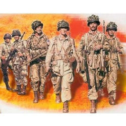 Figurine - HELLER - Parachutistes Américains - Lot de 48 - Enfant - Mixte